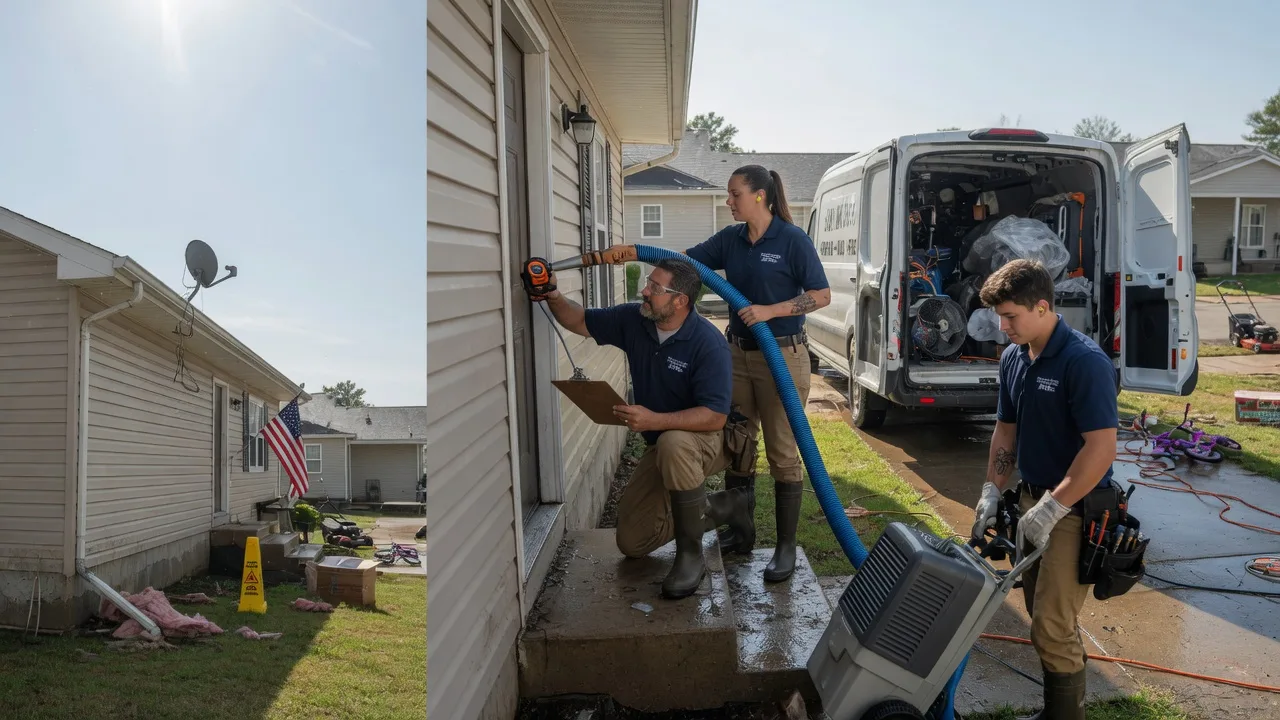Ceiling Water Damage Restoration in Albany, WI near me